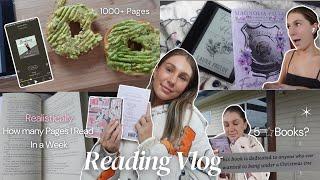 How Many Pages Can I Read In A Week! *weekly reading vlog with Oodie* 