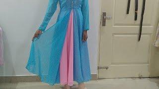 velvet front open frock design/umbrella frock design/velvet dress designs #viralvideo #velvetdresses