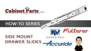 How to Install Side Mount Drawer Slides - Cabinetparts.com