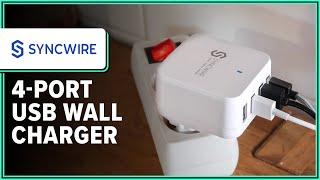 Syncwire 4-Port USB Wall Charger Review (2 Weeks of Use)