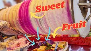 How to Make Roller Ice Cream – Street Food Style