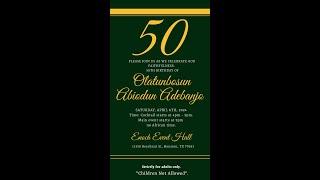 GOLDEN CELEBRATION BOSUN@50