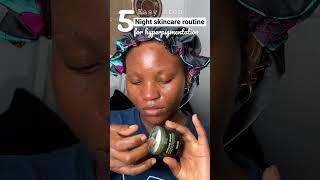 Nightskincare routine for hyperpigmentation | how to get rid of hyperpigmentation #hyperpigmentation