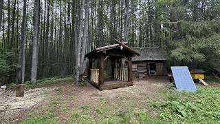 I BUILT A POWERFUL GAZEBOS ALONE! I'M REROOFING THE ROOF, INSTALLING RAILINGS