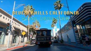 4K BEVERLY HILLS CALIFORNIA SCENIC DRIVE TOUR