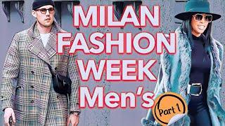 Milan Fashion Week Men's 2023: What are people wearing on Montenapoleone street? Part 1