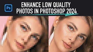 How to Increase Image Size & Quality in Photoshop 2024 | Beginner's Guide