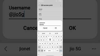 Jio 5G APN settings 2023||#shorts #jio
