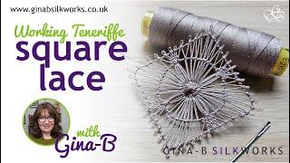 Creating Teneriffe Square Lace With Gina-B: Shaped Needle Lace Tutorial