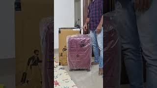 Unboxing Nasher Miles Paris Hard-Sided Trolley Bag  #bangalore #amazon #travel #trip #mamakutty