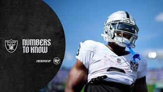 All the Numbers To Know for Raiders-Panthers Week 3 | Raiders | NFL