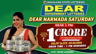 LOTTERY LIVE DEAR 1 PM 08.03.2025 NAGALAND STATE LOTTERY LIVE DEAR LOTTERY LIVE LOTTERY SAMBAD LIVE