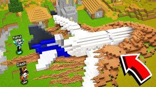 Can We Survive a Plane Crash In Minecraft....