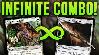 NEW MODERN INFINITE COMBO! Basking Broodscale + Blade of the Bloodchief | Magic: The Gathering MTG