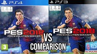 PES 2018 PS4 Vs PS3