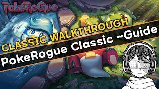 PokeRogue Classic Guide/Walkthrough with BASIC STARTERS