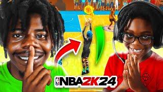 Nba 2K24 but my 8 year old brother talks while I play…