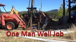 Installing a Well Pump at 300 feet deep. PVC drop pipe.