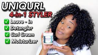 SIS...4-in-1 STYLER??? LEAVE IN, DETANGLER, MOISTURIZER, CURL CREAM!! | UNIQURL