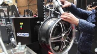 How to repair damaged wheels with wheel repair machine