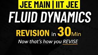 Fluid Dynamics - Part 2 | Complete REVISION for JEE Physics | IIT JEE | Mohit Sir (IIT KGP)