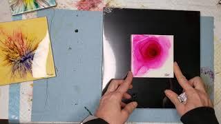 #126 how I seal alcohol ink paintings on paper and tile.