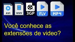 Conheça os Formatos de Vídeo