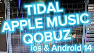 Best Lossless Streaming. Tidal, Qobuz and Apple Music.