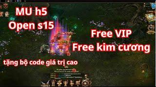 [Game lậu] MU h5 open s15 free bộ code tân thủ, kim cương, xu web chơi tốt trên APK- IOS- PC