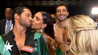 Jenna Johnson KISSES Val Chmerkovskiy While Crashing His ‘DWTS’ Interview