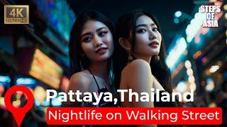 Pattaya Thailand Nightlife 4K: Best Moments on Walking Street