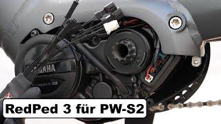 RedPed 3 - Installation - Yamaha PW-S2 - Tuning E-Bike