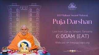 Mahant Swami Maharaj Morning Puja Darshan, Dar es Salaam, Tanzania, 24 Dec 2024 6:00 am (EAT)