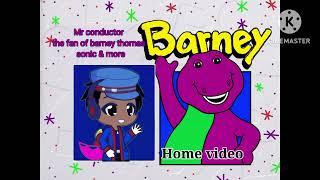 Mr conductor the fan of barney Thomas sonic &  more and Barney home video logo 1992 version