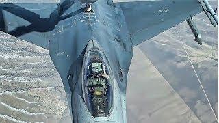 Mid Air Refueling • F16 Pilots Are Cool