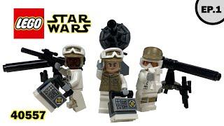 Lego Star Wars 40557 Defense of Hoth - Stop Motion Animation and Build! Lego Figures : Episode 1