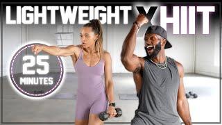 25 Minute Lightweight Dumbbell Workout [Full Body HIIT/ Fat Burning]