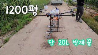1200평 옥수수 밭  단 20L로 방제 가능할까?? | 옥수수 병해충방제 손가락 두개면  OK | 드론방제 |