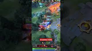 7.38b - Oh My God Shadow fiend Kill and dead Tap Water  #dota2 #dota2short #shorts