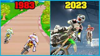 MOTOCROSS VIDEO GAMES EVOLUTION [1983 - 2023]