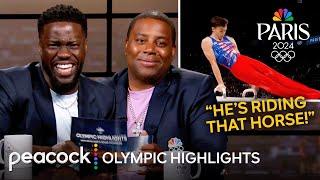 Stephen Nedoroscik’s Routine Brings the Heat | Olympic Highlights With Kevin Hart & Kenan Thompson