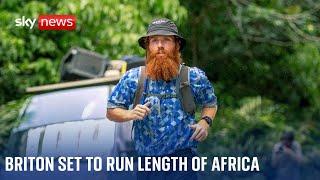 'Hardest Geezer' Russ Cook set to finish running length of Africa after robbery ordeal
