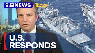 US breaks silence on Chinese warships off Australia | 9 News Australia