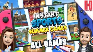 All 11 Instant Sports Summer Games Switch Gameplay - Mini Games For Kids