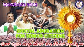 SPECIAL ADORATION FOR SENIOR CITIZENS | Isaiah 54:10 | Br. Prakash Dsouza | (25th Nov 2024)