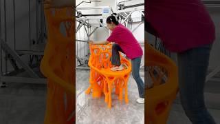 3D printing chair with Dowell 3D printer#3dprinter  #machine  #3dprinterupgrade  #dowell3d