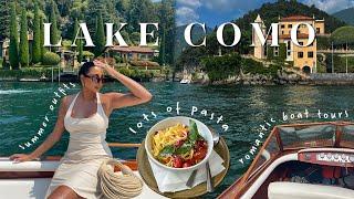 LAKE COMO TRAVEL VLOG | Best food, he proposed, romantic boat tours, Italian summer | NOORIE ANA