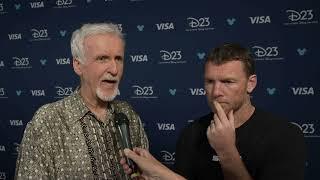 James Cameron and Sam Worthington on Avatar: Fire and Ash at 2024 D23 Expo