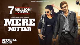 Mere Mittar - Official Song | Masoom Sharma | Komal Chaudhary | New Haryanvi Songs Haryanavi 2024