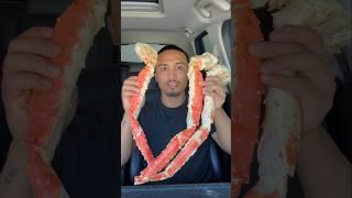 Trying KING CRAB LEGS #shorts